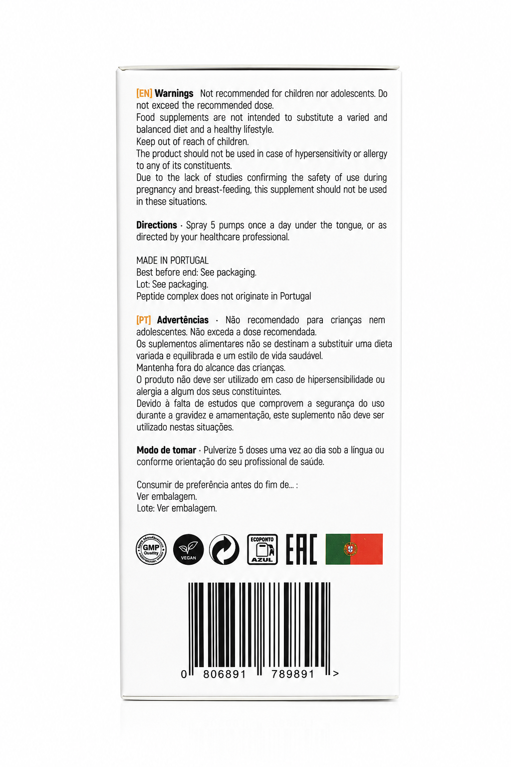 Epitalon Spray Advanced Peptide Bioregulators