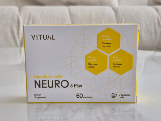 Neuro 3 Plus Peptide Complex with Cerluten, Svetinorm & Ventfort 60 capsules