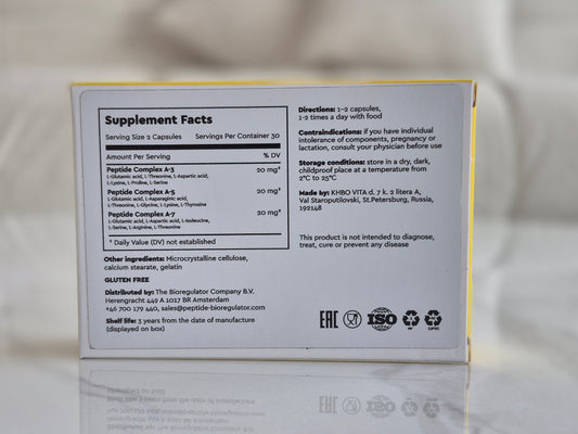 Neuro 3 Plus Peptide Complex with Cerluten, Svetinorm & Ventfort 60 capsules