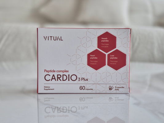 Cardio 3 Plus Peptide Complex with Chelohart, Svetinorm & Ventfort 60 capsules