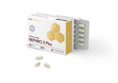 Vitual Nephro 3 Plus Peptide Complex 60 Capsules Urinary Support